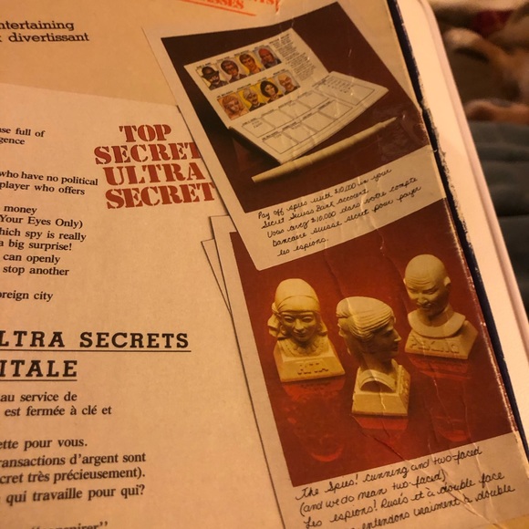 Vintage Milton Bradley Conspiracy Theory Board Game 1983 Espionage 10+ Complete - Picture 5 of 16